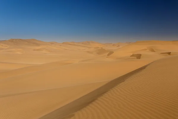 Dunas de areia em Namib Desrt — Fotografia de Stock