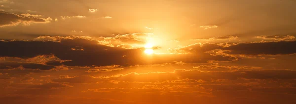 Pôr do sol sobre o Chobe — Fotografia de Stock