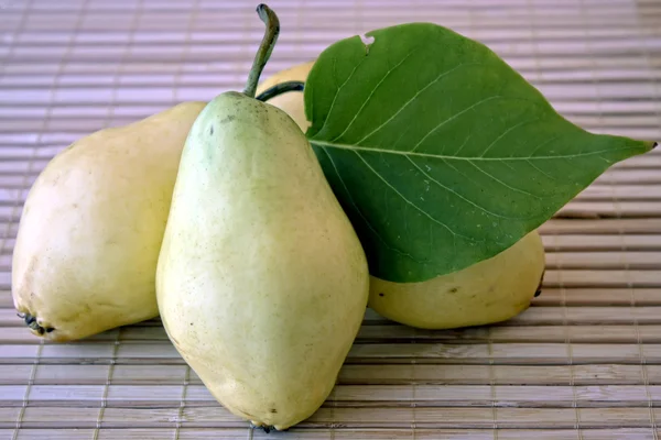 Sweet pear on the table — Stock Photo, Image