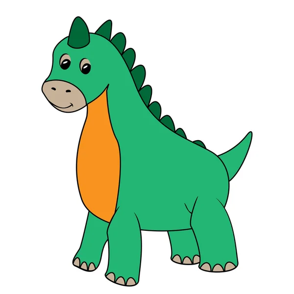 Grafické znázornění malý dinosaurus — Stockový vektor