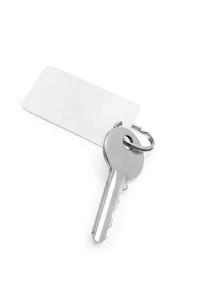 Key with a label — Stock Photo, Image