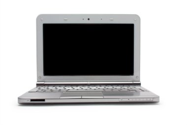 Netbook ile siyah monitör 
