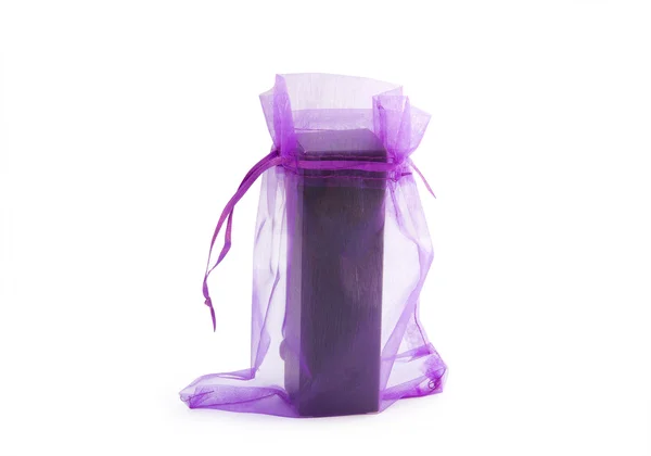 Gift in a packing sack — Stock Photo, Image