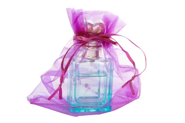 Perfume en un saco de embalaje —  Fotos de Stock