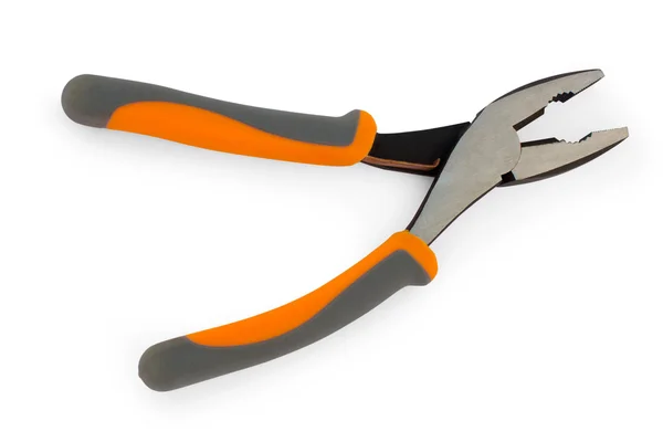 Flat-nose pliers with a fix — Stock Photo, Image