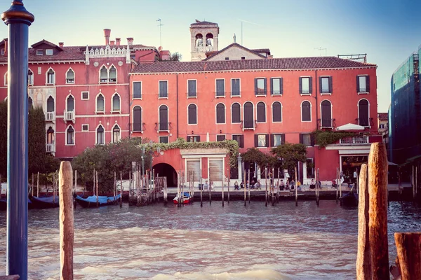 Zona Din Veneția Oameni Arhitectură Case — Fotografie, imagine de stoc