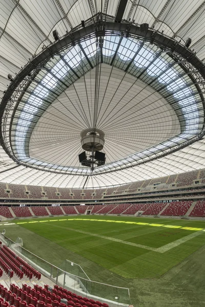 Techo cerrado en el Estadio Nacional de Varsovia, Polonia — Foto de Stock