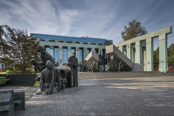 Warschau opstand monument in Warschau, Polen — Stockfoto