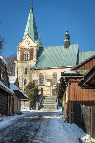 Vecchia chiesa a Lanckorona, Polonia — Foto Stock