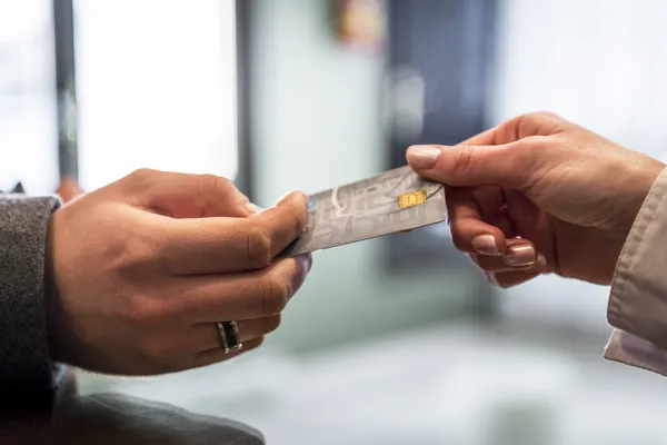 Credit card betaling — Stockfoto
