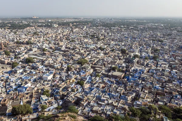 Blaue Stadt - jodhpur in rajasthan, indien — Stockfoto