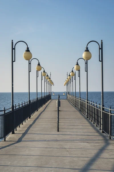 Muelle en Miedzyzdroje, Polonia —  Fotos de Stock