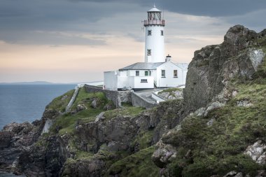 beyaz deniz feneri fanad kafa, donegal, İrlanda