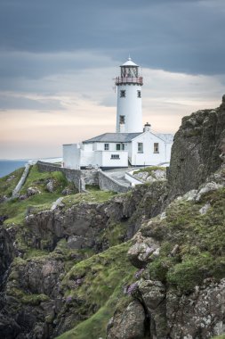 fanad kafa, donegal, İrlanda kıyıları beyaz deniz feneri
