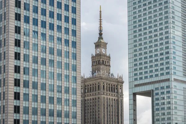 Palace of Culture in Warsaw — Stock Photo, Image