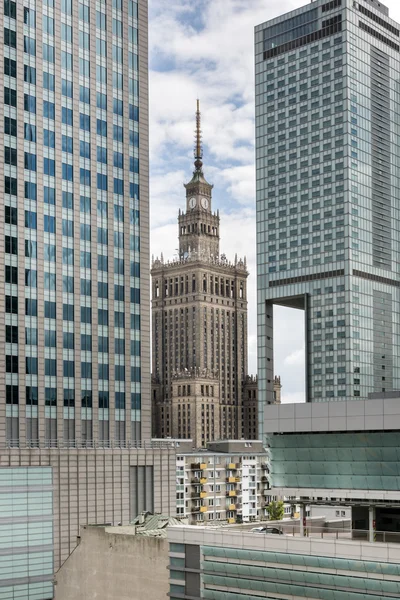 Paleis voor cultuur gebouw, Warschau, Polen — Stockfoto