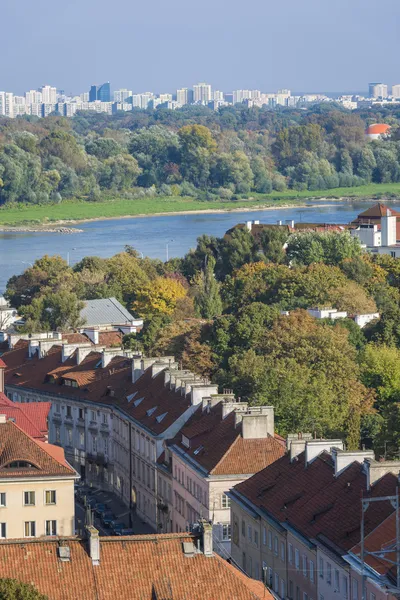 Staré město, okres Mariensztadtu ve Varšavě — Stock fotografie