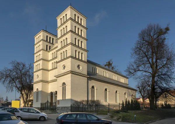 Historische Griekse houten kerk in lidzbark Weingärtner — Stockfoto