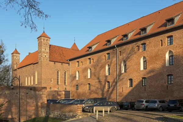 Antiguo castillo histórico de Krasicki Bishop en Lidzbark Warminski — Foto de Stock