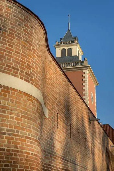Wieża zamku biskup krasicki w Lidzbarku Warmińskim — Zdjęcie stockowe