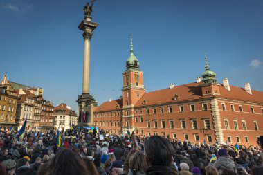 Ukrayna için destek gösterisi
