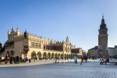 bezi hall (Lehçe: sukiennice) Krakow, Lesser Poland'deki /.