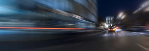 Aceleração noturna movimento de velocidade — Fotografia de Stock