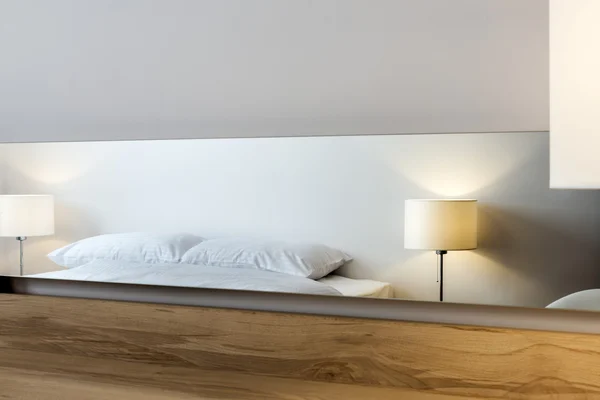 Detail desain interior kamar tidur modern — Stok Foto