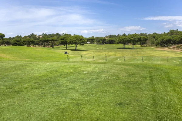 Campo de golfe na costa de Vilamoura — Fotografia de Stock