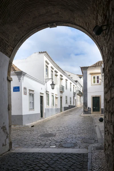 The street in historic center of Faro — Stock Photo, Image