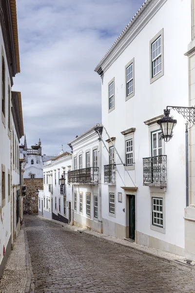 Historic, old district in Faro, Algarve — Stock Photo, Image