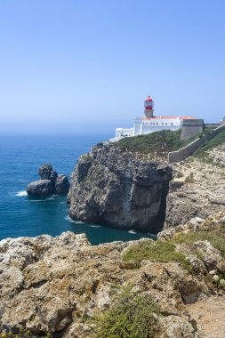 Sahil ve deniz feneri Sagres, Portekiz