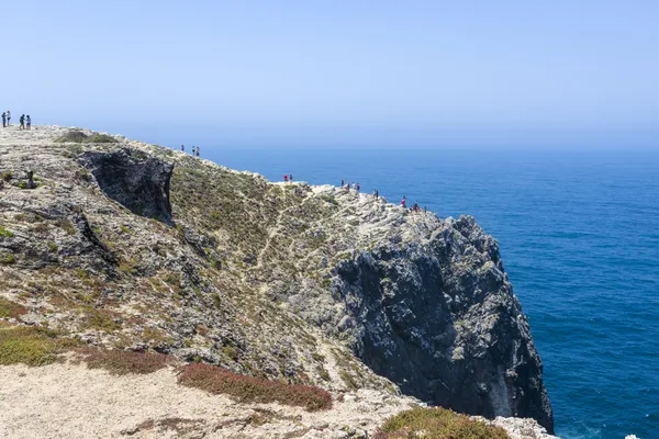 Costa rocosa en Sagres, Portugal — Foto de Stock