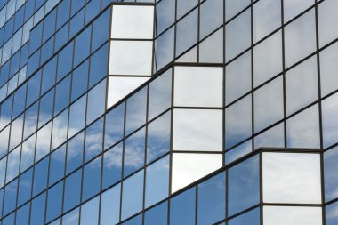 Mavi cam doku gökdelenin 