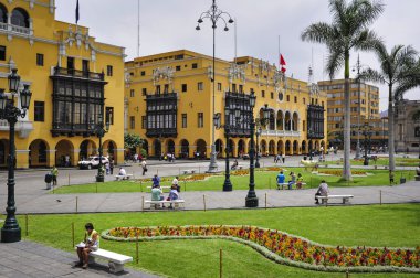 plaza mayor armas Lima Belediye Binası belediye binasına