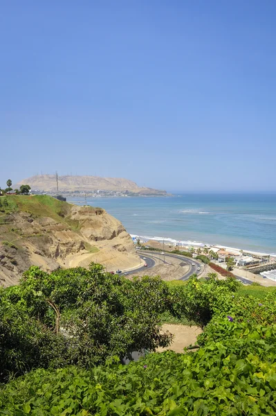 Miraflores District landskaber i Lima, Peru - Stock-foto