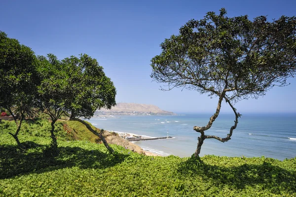 Miraflores District landscapes in Lima, Peru — Stock Photo, Image