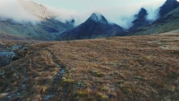 Paisagem Das Piscinas Fadas Ilha Skye Escócia — Vídeo de Stock