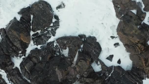 Επιπλέοντα Νερά Στην Παραλία Elgol Beach Isle Skye Σκωτία — Αρχείο Βίντεο