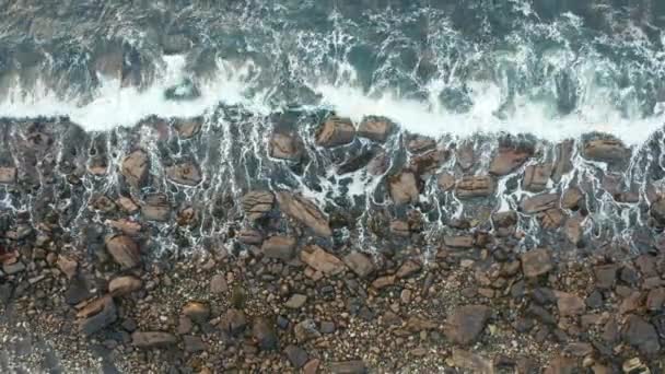 Pływająca Woda Nad Morzem Elgol Beach Wyspa Skye Szkocja — Wideo stockowe