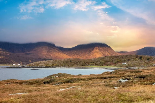Шотландское Побережье Острове Небо Время Заката Шотландия Великобритания — стоковое фото