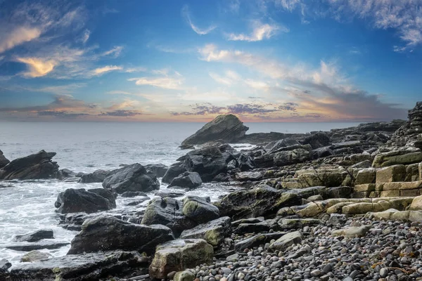 スコットランドのスカイ島エルゴルビーチの海岸線 — ストック写真