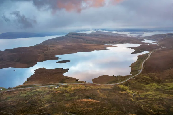 Storr Uma Colina Rochosa Península Trotternish Ilha Sky Escócia — Fotografia de Stock