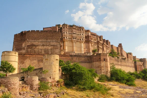 Mehrangarh 堡垒在焦特布尔 — 图库照片