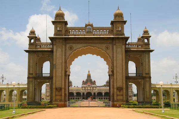 Pałac mysore w Indiach — Zdjęcie stockowe