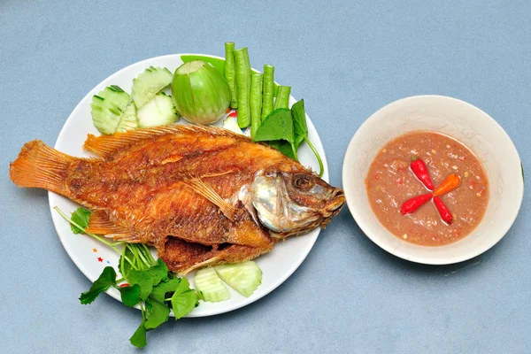 Pan fried fish — Stock Photo, Image