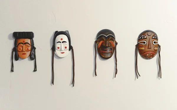 Koreański tradycyjne maski — Zdjęcie stockowe