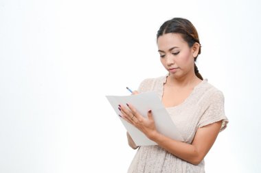 Kadınlar yazma kağıt