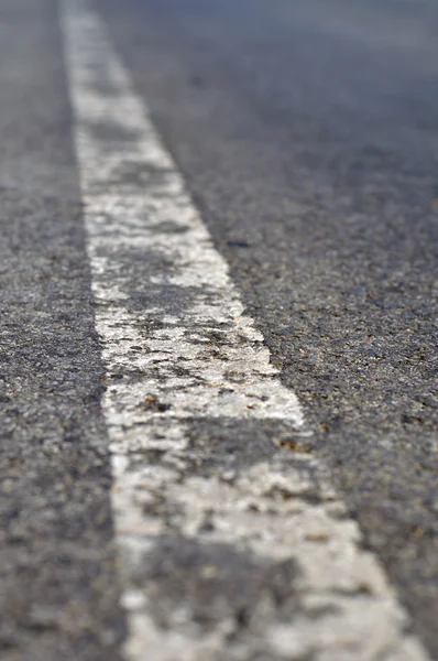 Lines asphalt road — Stock Photo, Image