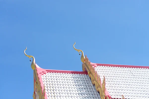 Dak gable in Thaise stijl. — Stockfoto